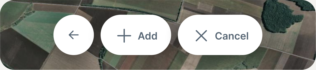 White map buttons: back, Add, Cancel