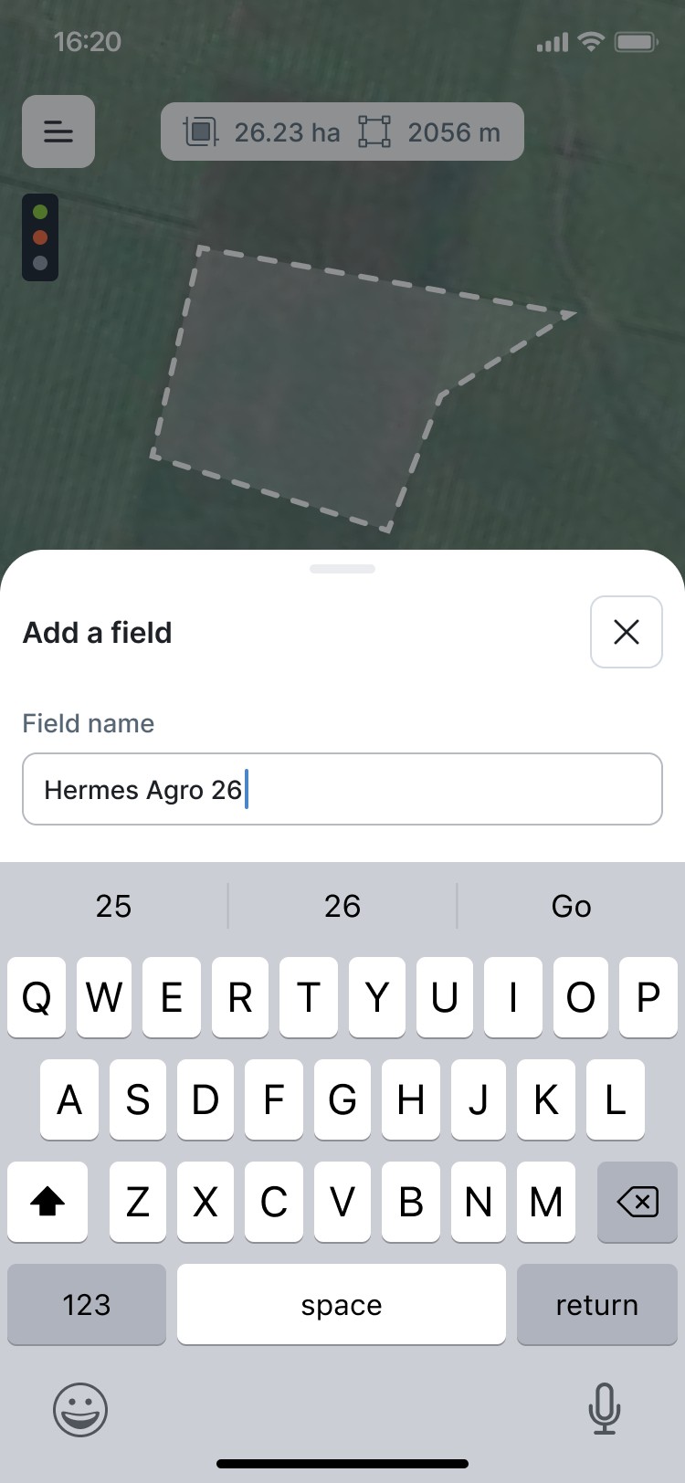 Naming the new field